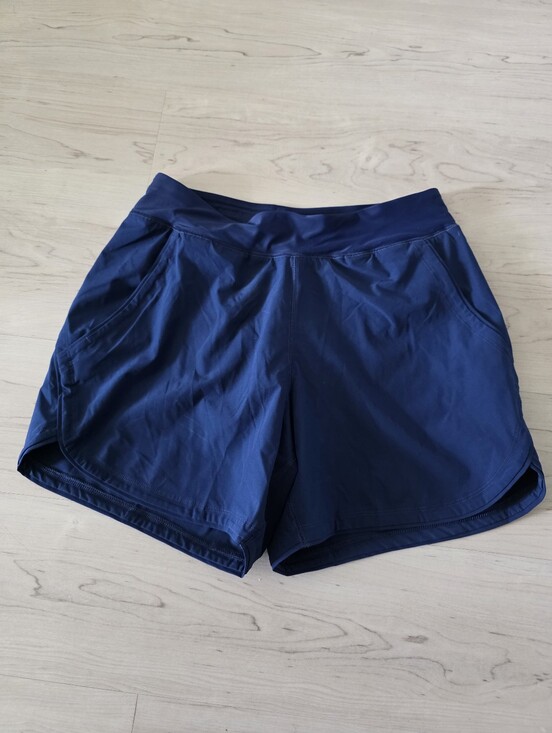 Lands' End Pants - Lands’ End Women’s Size 8 Navy Blue Active Athletic Shorts Stretch Pockets